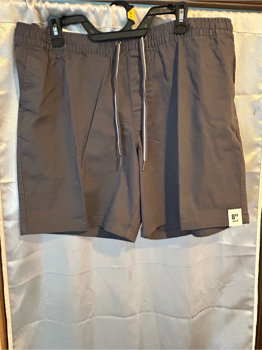 George Men's Charcoal Gray Drawstring Cargo Shorts